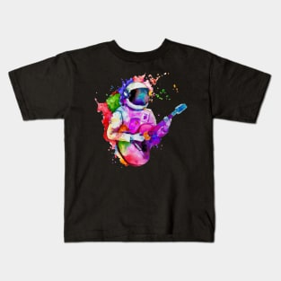 Astronaut Guitarist Kids T-Shirt